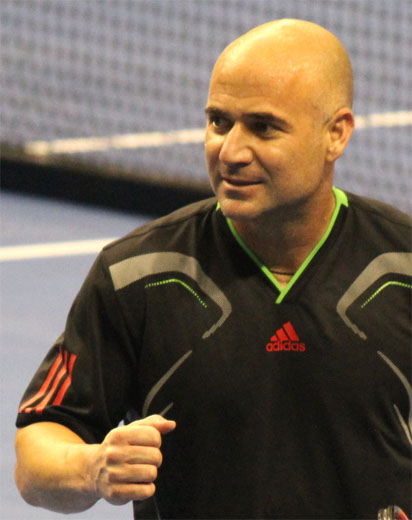 Retrato de Andre Agassi
