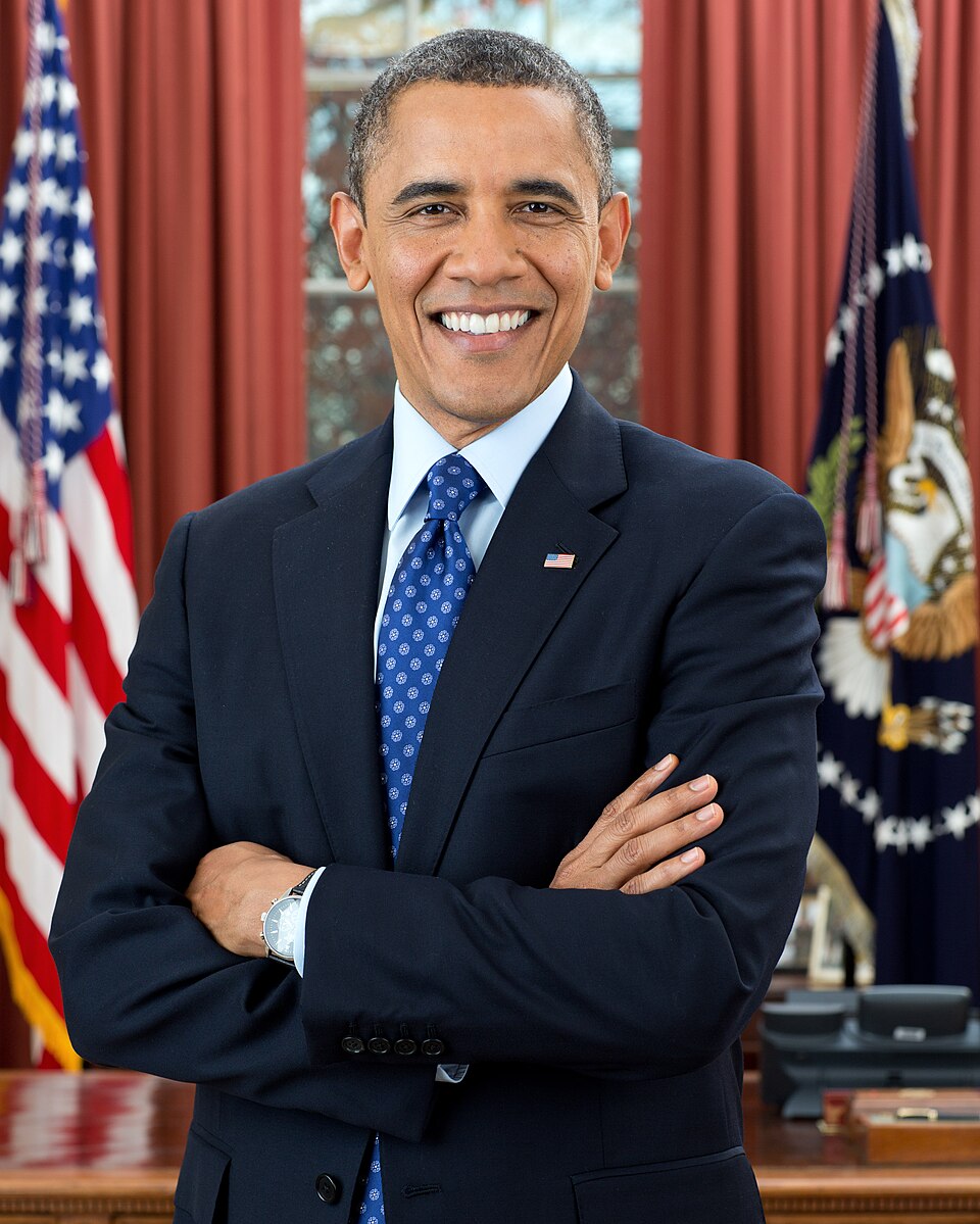 Retrato de Barack Obama