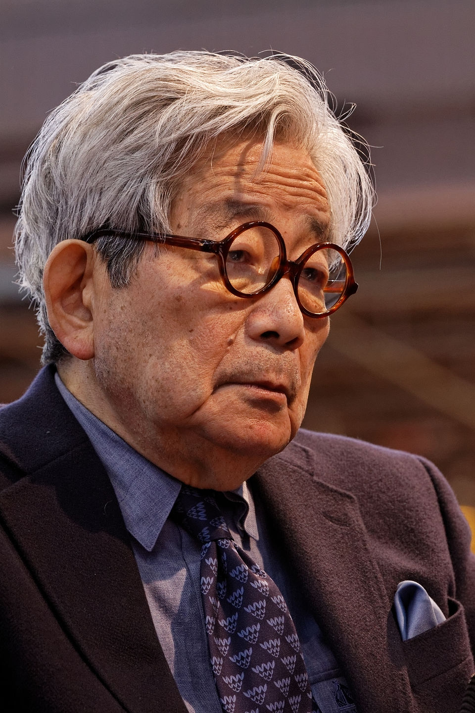 Retrato de Kenzaburo Oe