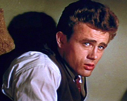 Retrato de James Dean