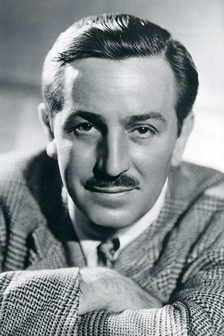 Retrato de Walt Disney