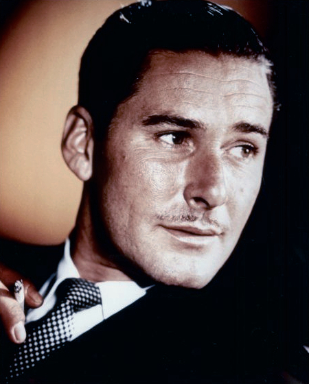 Retrato de Errol Flynn