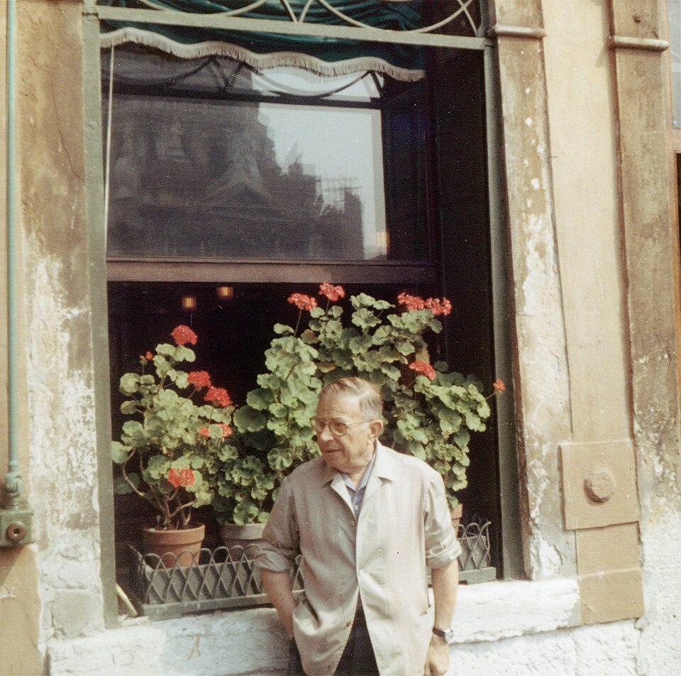 Retrato de Jean-Paul Sartre