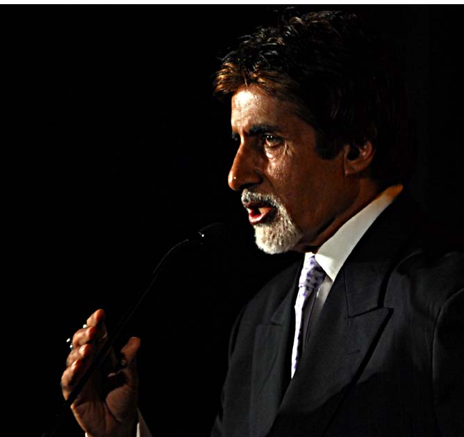 Retrato de Amitabh Bachchan