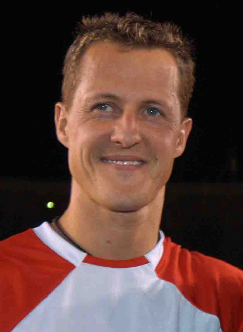 Retrato de Michael Schumacher