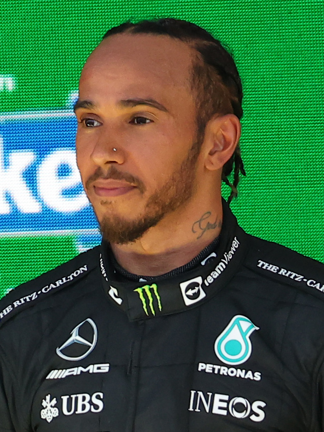 Retrato de Lewis Hamilton