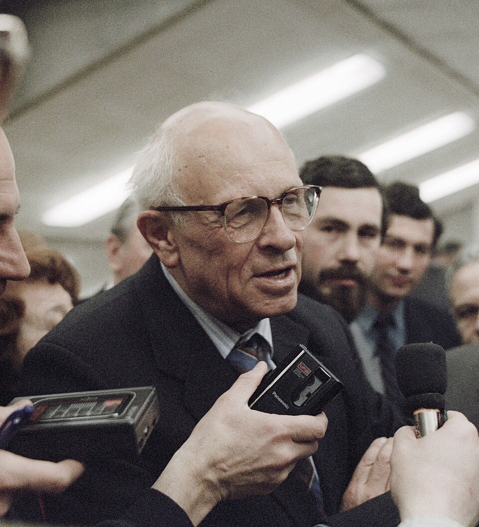 Retrato de Andrei Sakharov